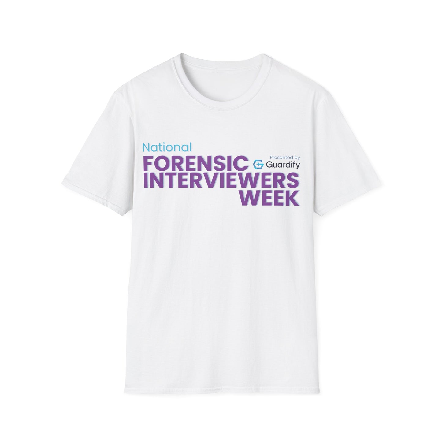 National Forensic Interviewers Week Tee, various colors.