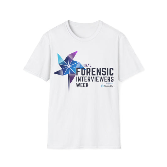 National Forensic Interviewers Week Tee, various colors.