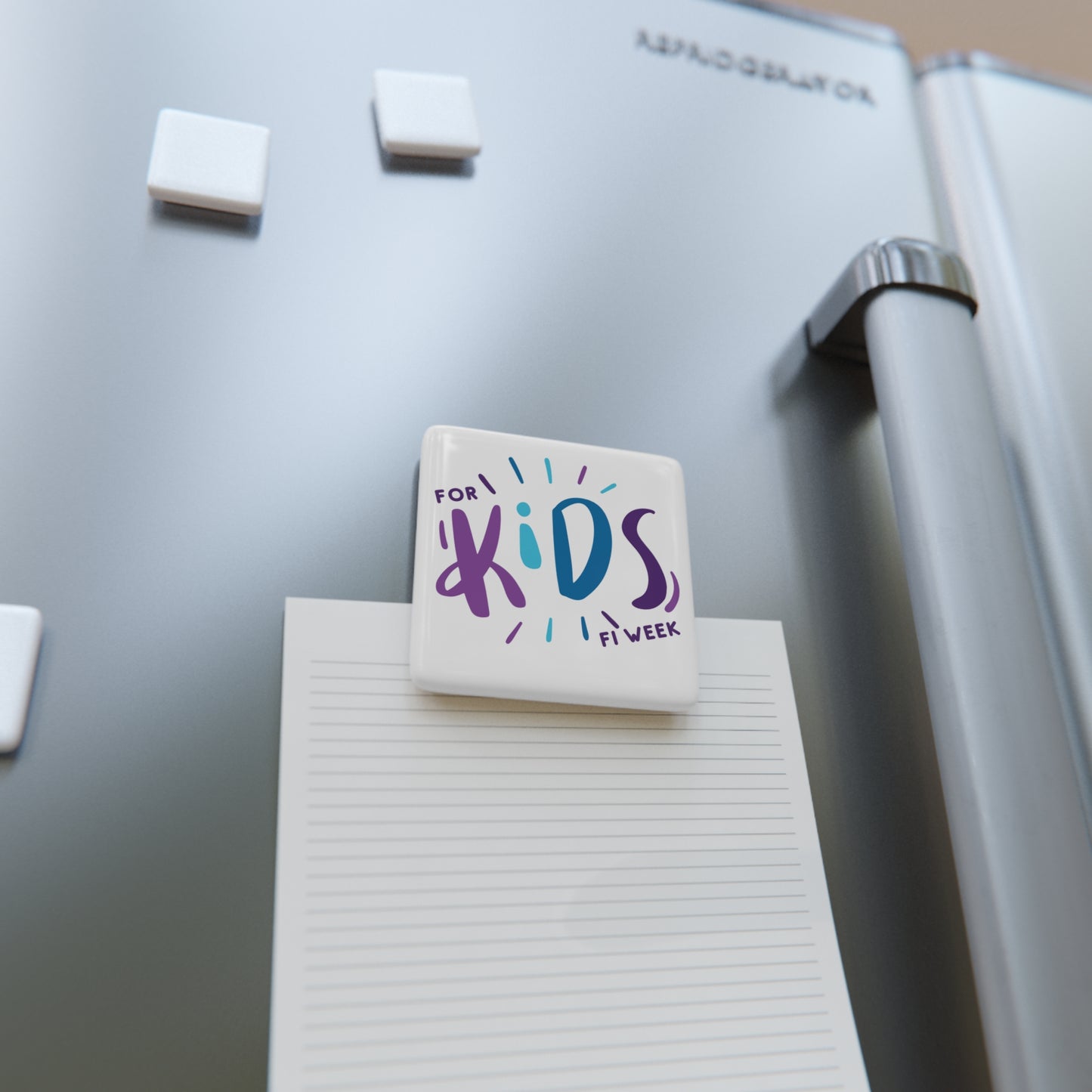 For Kids Porcelain Magnet, Square